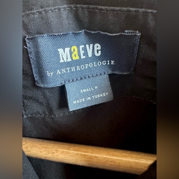 Anthropologie Maeve The Soren Longsleeve Black Shirt Dress Size Small - Picture 8 of 12